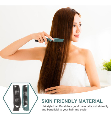 Peine Plegable Para Peinar El Cabello, 2 Piezas, Duradero, H