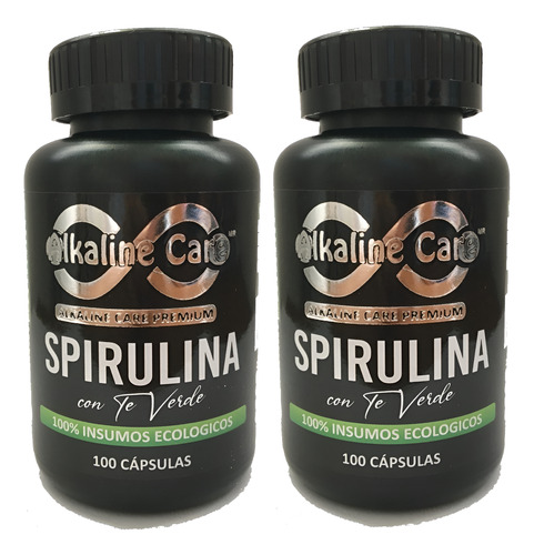 Spirulina Con Te Verde Capsulas X 2