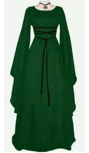 Vestido Vintage Para Mujeres Vestido Medieval De Halloween