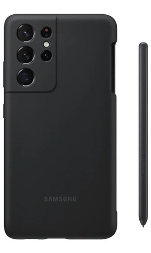 Samsung Case Silicone Cover Para Galaxy S21 Ultra C/ S-pen  