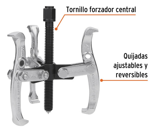 Extractor P/ Poleas Truper Triple 4pLG Interior Y Exterior