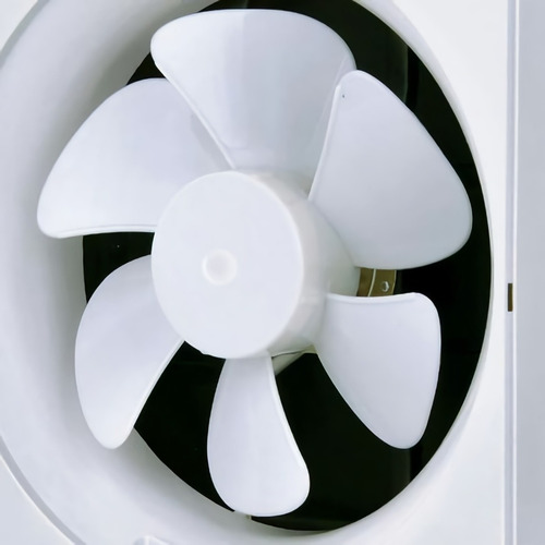 Imagen 4 de 6 de Extractor De Aire Industrial Para Baño, Cocina. 10 Pulgadas Color Blanco 110 - 120v