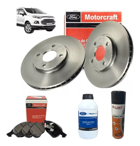 Kit Disco E Pastilha Ecosport 2013/2021