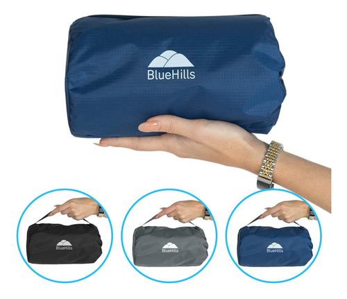 Manta De Viaje Bluehills Ultra Compact, Paquete De 2, Suave