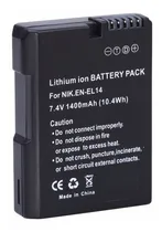 Comprar Batería P\u002F Nikon En-el14 P\u002F D3100 D3200 D5100 P7000 P7100