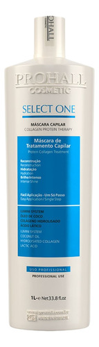 Kit Máscara Tratamento Capilar Select one 1l Prohall 2 Unidades