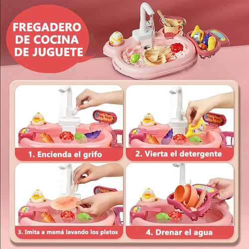 Da Fregadero De Cocina Juguetes Con Agua Corriente Fingir