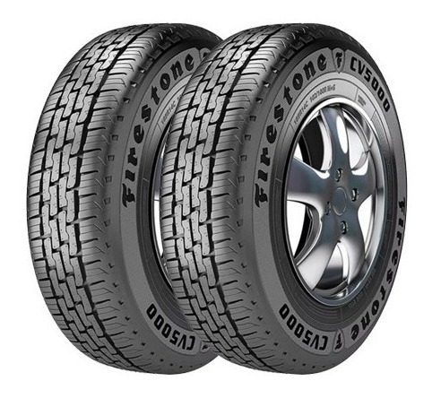 Kit X2 185 R14c Firestone Cv5000 102/100r + Envio Gratis