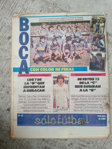 Solo Futbol N.47 Mundial 86 Argentina Oscar Ruggeri