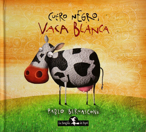 Cuero Negro Vaca Blanca- Bernasconi - Brujita Papel Riv 