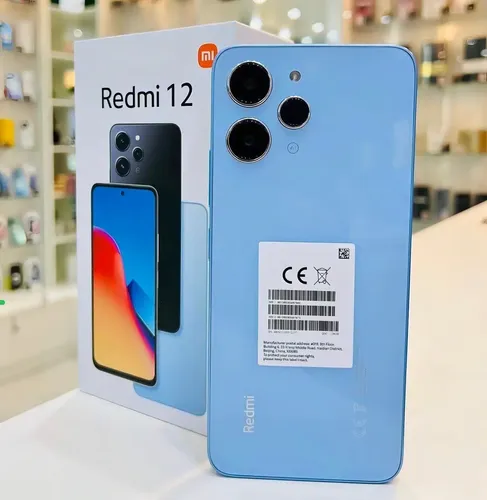 Celular Xiaomi Redmi 12 128gb/8gb Ram Super 2023 Cor Azul