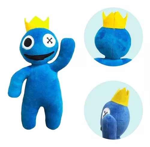 Kit Pelúcia Boneco Azul Babão E Verde Roblox Rainbow Friends