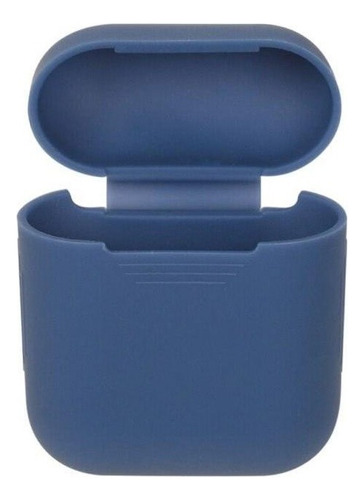 Funda Silicona Case Estuche Auriculares AirPods * Color Azul