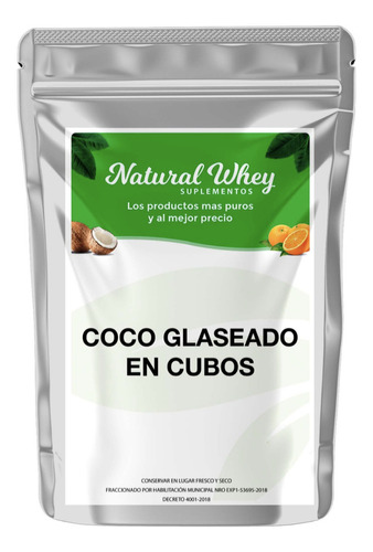 Coco En Cubos Glaseado 250 Gramos