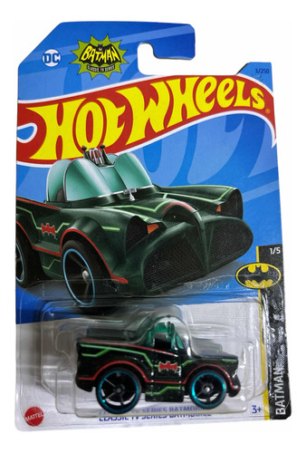 Hotwheels Classic Tv Series Batmobile Raya Verde