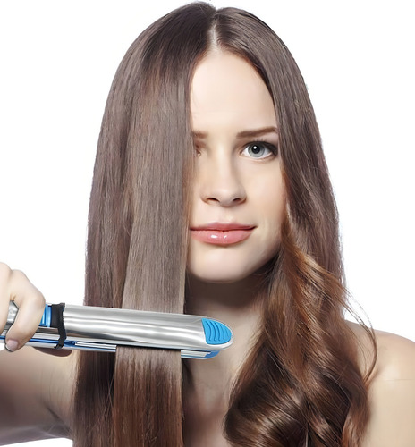 Chapinha Nano Titanium Pro 750f ! Pofissional 2 Em 1 Cor Azul 110v/220v