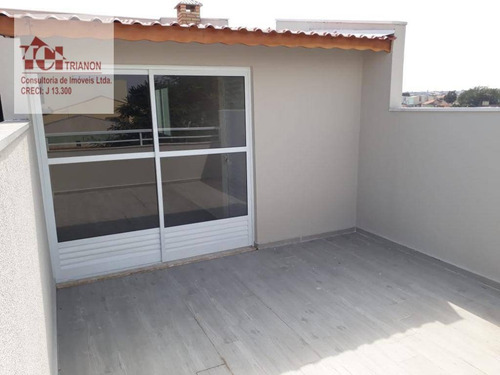 Imagem 12 de 13 de Cobertura Com 3 Dormitórios À Venda, 140 M² Por R$ 565.000,00 - Utinga - Santo André/sp - Co0934