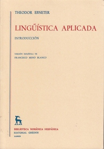 Linguistica Aplicada - Theodor Ebneter