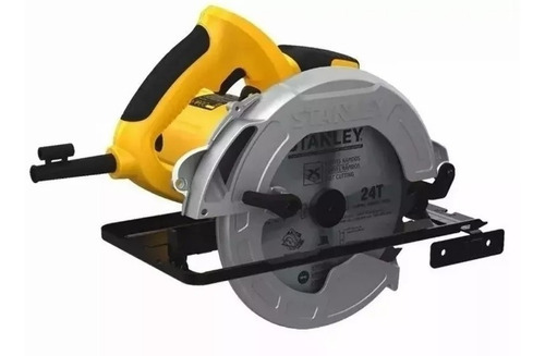 Imagen 5 de 7 de Sierra circular eléctrica Stanley SC16 190mm 1600W amarilla 50Hz/60Hz 220V-240V