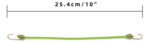 3 Cuerda Elástica Resistente Con De Sujeción Verde