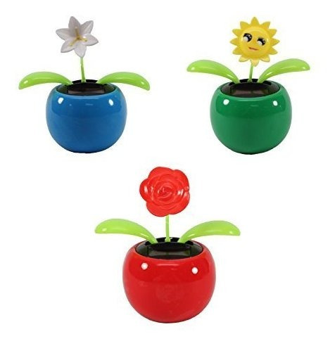 Conjunto De 3 De Baile Flores ~ 1 Lirio 1 Smiley Girasol 1 R