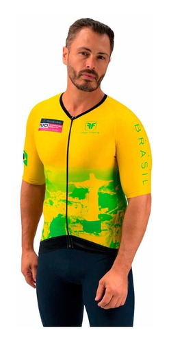 Camisa Freeforce Masculina Aero Pro Mtb Worldcup Rio Fit Mod