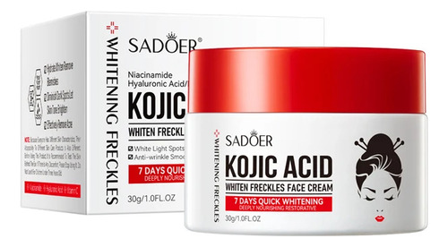 Crema Blanqueadora De Manchas Con Ácido Kójico Para Eliminar