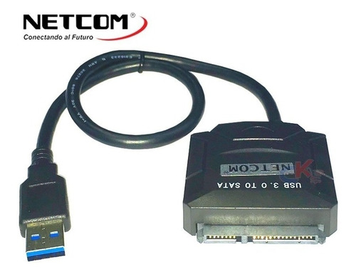 Adaptador Sata A Usb 3.0 Para Discos De Pc O Laptop Netcom
