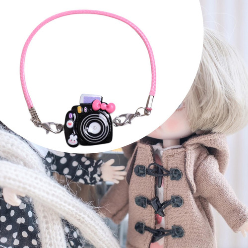 Mini Cámara Para Muñeca De Peluche, Cámara De Negro