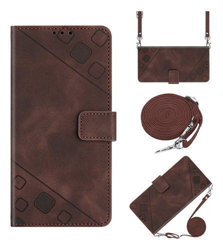 Funda Tipo Cartera Multifuncional De La Serie Umidigi Con Puntales Ajustables Y Correa De Hombro Desmontable, Ranuras Para Tarjetas