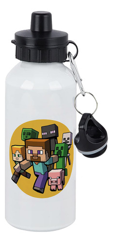 Botella Cantimplora - Minecraft (mas Modelos) Minecraft 012 B