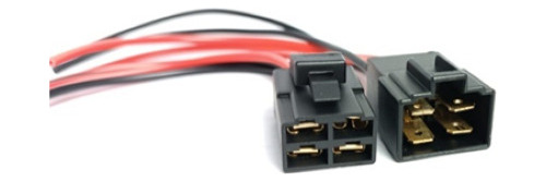 Conector 4 Vias Com Trava E Chicote 1mm - Pacote C/ 10 Peças