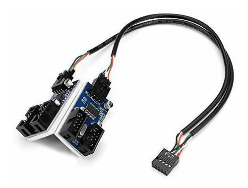 9pin Usb Er Male 1 To 4 Female Extension Usb 2 0 Spl...
