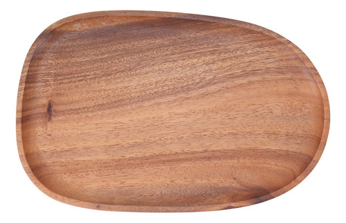 Bandeja De Madera Para Servir De 30 Cm X 20 Cm, Fácil De Lim