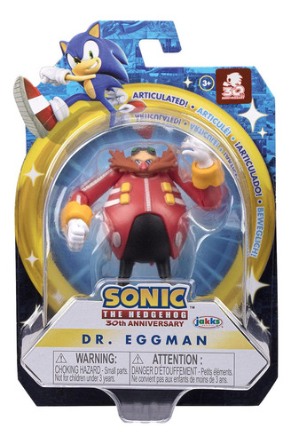 Sonic The Hedgehog Action Figura 2.5 Pulgadas Dr. Eggman Toy