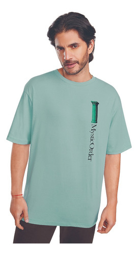 Playera Hombre Casual Verde 311-07