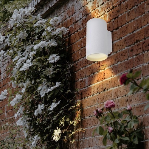 Imagen 2 de 6 de Lámpara Para Muro Exterior, Blanco 7.5w Luz Cálida
