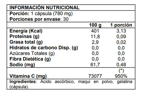 Imagen 2 de 2 de Qi Max C 30 Caps - Newscience