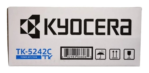 Cartucho De Toner Kyocera Tk-5242 C Cyan Para M5526cdw