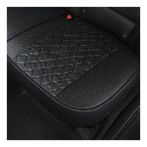 Funda De Cuero De Pu De Lujo Para Asiento De Trasero Negro