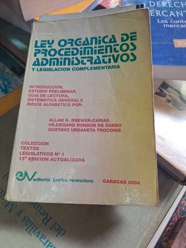 Ley Orgánica De Procedimientos Administrativos, Allan Brewer (Usado)
