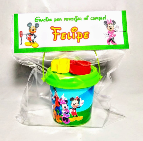 Balde Masa Personalizado Souvenirs X30 Envio Incluido