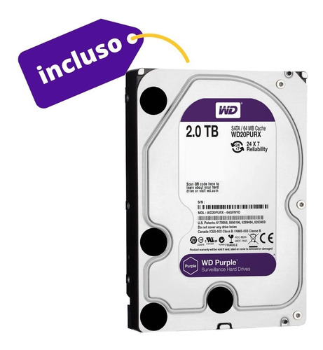 Imagem 3 de 9 de Kit 12 Câmeras Intelbras Full Hd 1220b Dvr 16 Canais Com Hd