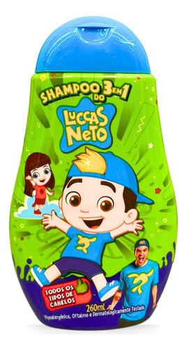 Shampoo 3x1 Luccas Neto 260ml