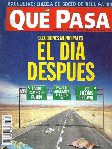 Revista Qué Pasa 1542 / 28 Octubre 2000 / Elecciones Municip