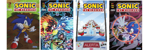 Sonic The Hedgehog Pack 4 Tomos (5-6-7-8)