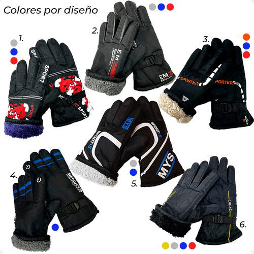 Guantes Para Frio Impermeables Antideslizantes Moto - Otec