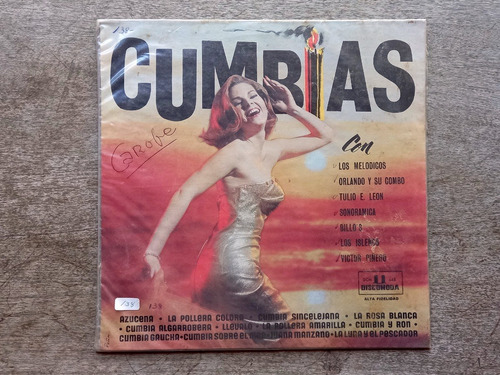 Disco Lp Cumbias (1965) Billo Los Melodicos Orlando R20