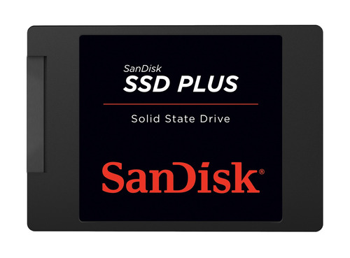 Imagen 1 de 3 de Disco sólido SSD interno SanDisk SSD Plus SDSSDA-480G-G25 480GB