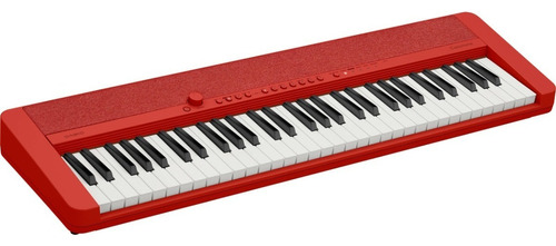 Casio Ct S1 Teclado De 5 Octavas + Adaptador Bluetooth Color Red